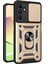 Samsung Galaxy M15 Kılıf Pars Lens Yüzüklü Silikon - Gold Arbkd 1