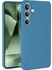 Samsung Galaxy S24 Fe Kılıf Nano Içi Kadife Silikon - Mavi Arbkd 1