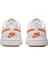 Court Borough Low 2 Gs Leather Unisex Sneaker Hakiki Deri Günlük Spor Ayakkabı Beyaz Turuncu 4
