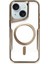 Iphone 15 Kılıf Boyi Magsafe Silikon Kapak - Kahverengi Arbkd 1