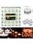 Beyaz 50'li Tealight Mum Seti, Sıcak Atmosfer Yaratıcı, Mum ve Kandil Aksesuarı 4