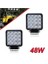 Off Road Sis Farı / Lambası 16 LED Kare Çalışma Lambası 12V/24V 3