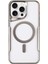 Iphone 14 Pro Kılıf Boyi Magsafe Silikon Kapak - Gümüş Arbkd 1