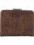 Kot Kumaş Bozuk ve Kağıt Para Kartlık ve Cüzdan NEW134 - Kahverengi 6