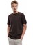 Pamuklu Kısa Kollu Bisiklet Yaka Basic Tişört 2