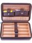 4 Puro Kapasiteli Seyahat Tipi Deri Humidor - PSH082 3