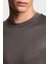 Pamuk Karışımlı Regular Fit Bisiklet Yaka Logolu T Shirt Erkek T Shirt EM003137 AF10761 U8143 4