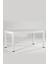 6 Kişilik Rattan Bahçe Balkon Masa Takımı Kolsuz Koltuk 90X150 Masa Seti A Plus Large 2