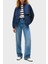 Logolu Su Itici Relaxed Fit Gizlenebilen Kapüşonlu Ceket Bayan Ceket WW0WW46444 C1G 2