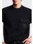 Streç Pamuklu Regular Fit Tek Cepli Bisiklet Yaka Sweat Erkek Sweat EM002925 AF10013 UC001 4