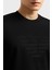 Jakarlı Logo Baskılı Pamuklu Regular Fit Bisiklet Yaka Sweat Erkek Sweat 8N1TD7 1jgyz 0022 4
