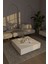 Nisay Kare Orta Sehpa Yeni Nesil Modern Orta Sehpa Ahşap Traverten Mermer Desen WBT513 1