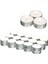 Beyaz Küçük Yuvarlak Tealight Mum 10'lu Set, Sıcak Atmosferler Için Ideal 1