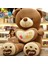 100CM Sevimli Oyuncak Ayı Peluş Bebek Bebek Yastık Hediye (Yurt Dışından) 1