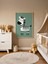 Playful Zebra – Eğlenceli Çocuk Posteri – 30X40 cm | Çerçevesiz 2