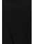 Erkek Siyah Bisiklet Yaka Oval Etek Salaş %100 Pamuk Basic T-Shirt 4