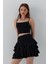 Fırfırlı Kısa Etek Siyah 1