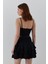 Fırfırlı Kısa Etek Siyah 4