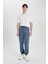 Jogger Gabardin Pantolon Regular Beli Bağcıklı Cepli Lastikli Paça B7493AX24SP 7