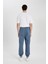 Jogger Gabardin Pantolon Regular Beli Bağcıklı Cepli Lastikli Paça B7493AX24SP 8
