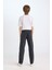 Erkek Çocuk Loose Fit Düz Paça Cepli Basic Düz Jean Pantolon C3698A824WN 7