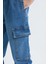 Erkek Çocuk Kargo Fit Jean Pantolon C4514A824WN 6