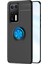 Huawei P40 Kılıf Range Yüzüklü Silikon - Siyah-Mavi Arbkd 1