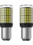 Dekoratif LED Ampul Çift Duy Beyaz 144LED 1157 BAY15D 21W / LAAM973-1 1