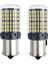 Dekoratif LED Ampul Tek Duy Beyaz 144LED 1156 P21W / LAAM974-1 1