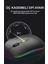 Ultra Slim USB 2.4ghz Siyah Ledli Şarjlı Kablosuz Mouse Rgb LED Işıklı 2
