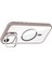 Apple iPhone 16E Kamera Lens Hediyeli Çerçeve Entegre Standlı Magsafe Şarj Özellikli Keep Kapak Kılıf 2
