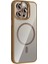 Apple iPhone 14 Pro Max Kamera Lens Hediyeli Çerçeve Entegre Standlı Magsafe Şarj Özellikli Keep Kapak Kılıf 3