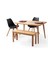 Sitta Bench - Cilalı Masif Ahşap Bank - Ceviz 1