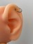 Çelik Düz Halka Piercing Tragus Lob Kıkırdak Helıx Unisex Model 3lü Set 4