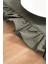 Ruffle Haki Fırfırlı %100 Pamuklu Ham Keten Runner 50X130 cm 4