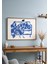 Cobalt Rest – Modern Figüratif Poster – 30X40 cm | Çerçevesiz 2