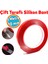 Çift Taraflı Silikon Bant Montaj Bandı Şeffaf 10 mm x 5 Metre Güçlü Çok Amaçlı Yapıştırıcı 1 Adet 1
