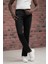 Regular Fit Likralı Penye Kumaş Beli Iplikli ve Lastikli Jogger Pantolon 1