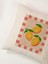 Limon Desenli Keten Yastık Kılıfı 45X45 cm 3