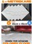 45CM x 45CM, 5'li Yapışkanlı Pvc Parke Paneli, Beyaz Renk, Yer Kaplama Seti 1