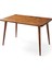 Kitta Yemek Masası, %100 Masif Ahşap, 120 x 75 cm, Ceviz 3