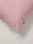 Soft Touch Düz Pembe Yastık Kılıfı 45X45 cm Alttan Fermuarlı 3