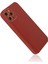 Iphone 12 Pro Max Kılıf Glass Kapak - Bordo Arbkd 3