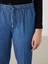 Yeni Sezon Beli Lastikli Carrot Fit Kadin Jean Pantolon - S5JG94Z8 3
