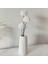 Modern Seramik Dekoratif Vazo | Çizgili Minimal Tasarım 1