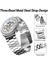 Galaxy Watch 8 44MM 40MM / Galaxy Watch 8 Classic 46MM ile Uyumlu Paslanmaz Çelik Kordon 3