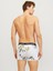Jack Jones Erkek Desenli Pamuklu 6 Lı Boxer Set 12273114 2