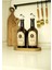 Home Ahşap Stantlı 2'li Amber 500 ml Cam Ayçiçek Yağı Zeytinyağı Şişesi Yağdanlık 5
