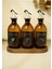 Home Meftune Oval Ahşap Stantlı Amber Zeytinyağı Limon Suyu Sirke Şişesi Yağdanlık 3lü Set 300ML 1