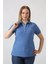 21305 Kısa Kollu Büyük Beden Lacoste Kumas T-Shirt Indigo 1